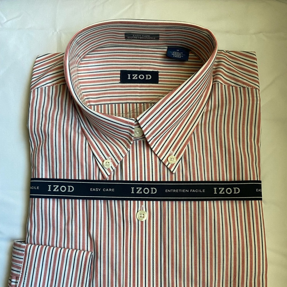 NWT- Izod - Mens dress shirt - Medium